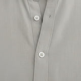 Camisa de Lino Casual para Hombre Verano Ajuste Relajado