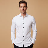 La Camisa Formal Clásica de Botones para Hombre Fano