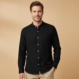 La Camisa de Lino Brighton – Camisa de Manga Larga para Hombres