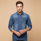 La Camisa de Denim Ashford para Hombres