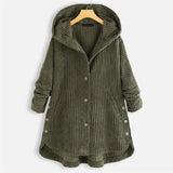 MARÍA | CHAQUETA ELEGANTE CON CAPUCHA Y CANALÉ