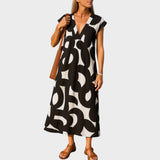 ROSA | VESTIDO FLUIDO CON ESCOTE EN V