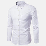 Javier | Camisa de Botón de Manga Larga